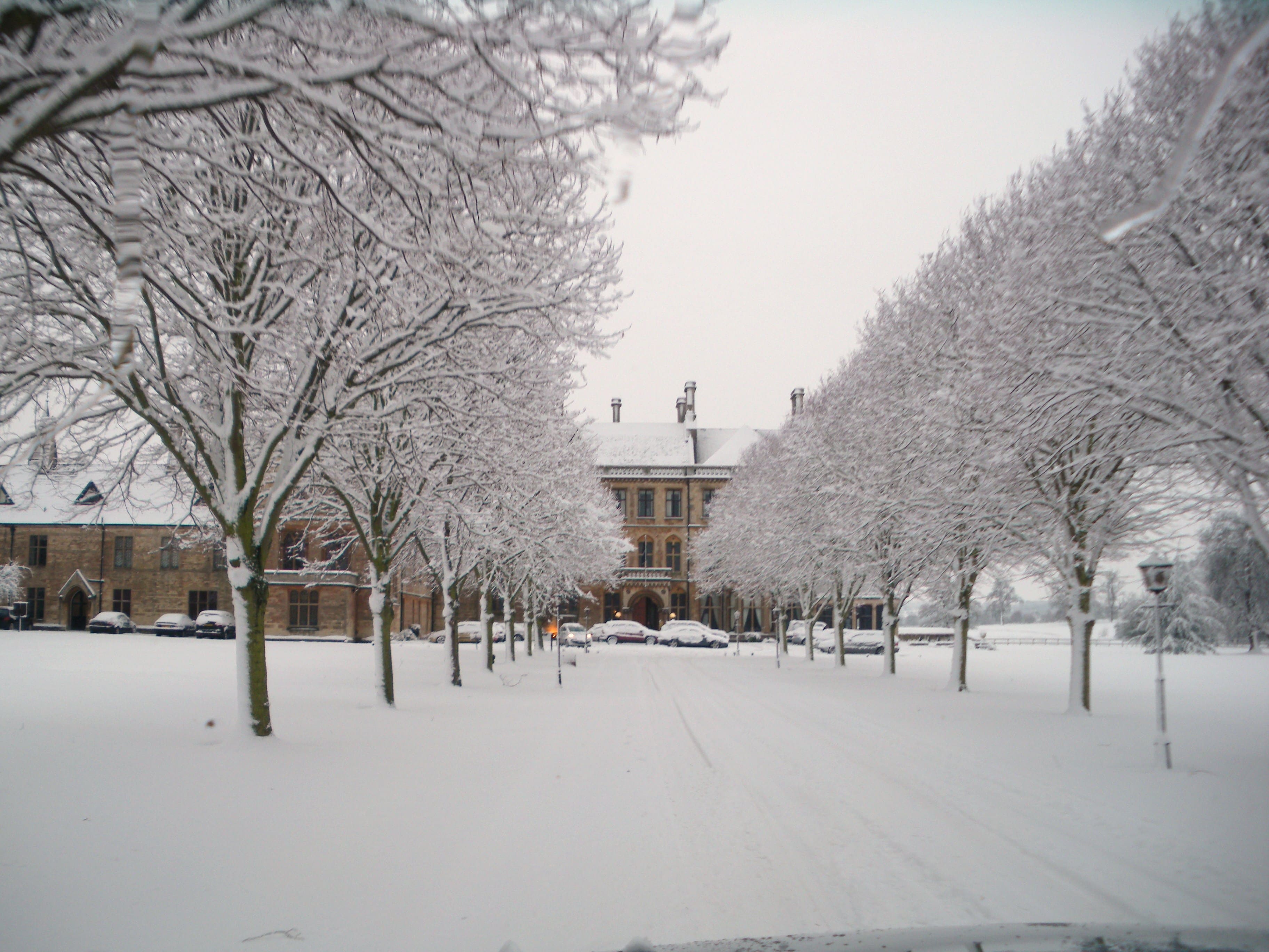 Winter Landscape at Walton Hall Hotel