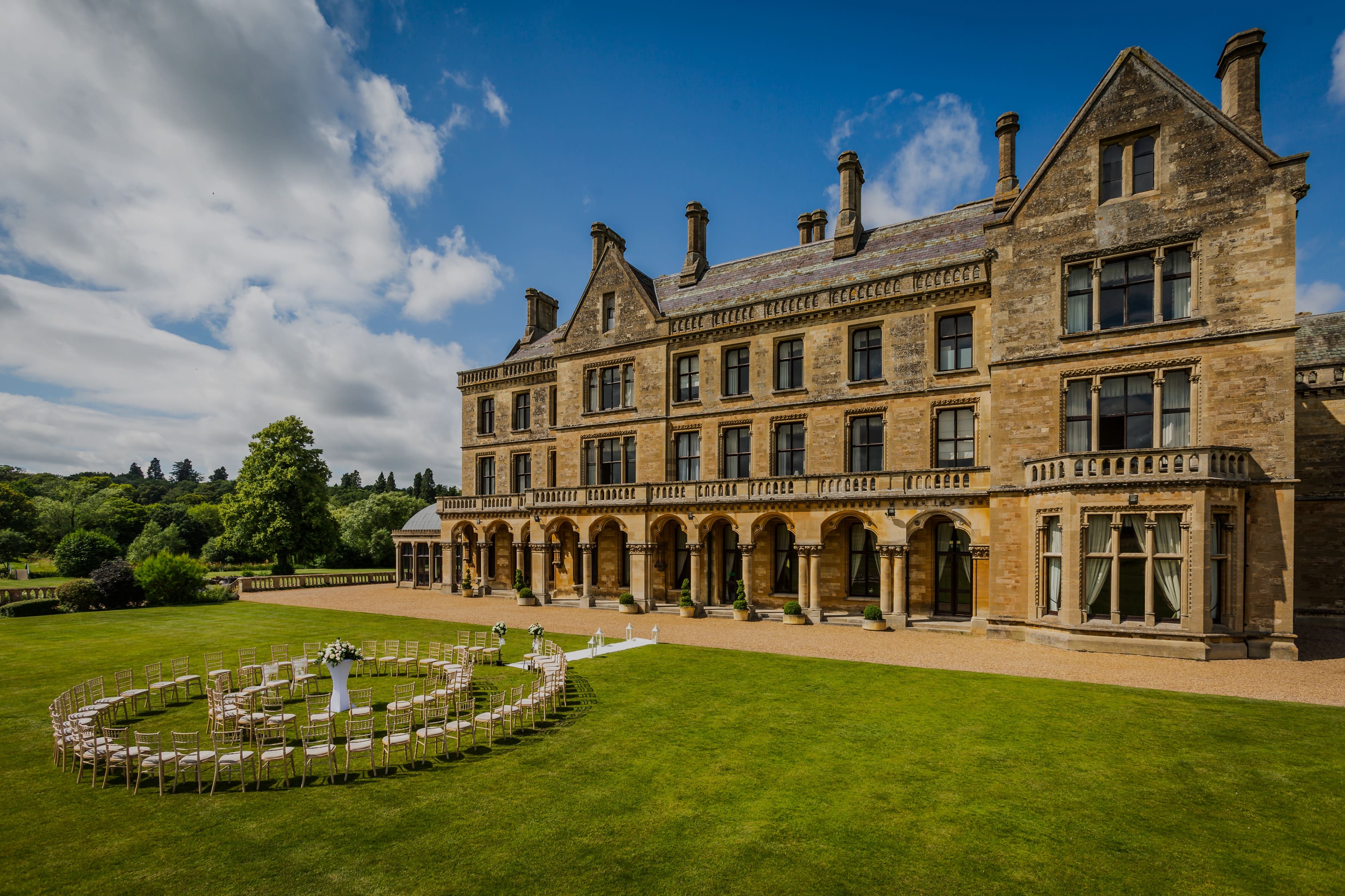 Wedding Setup at Walton Hall Hotel